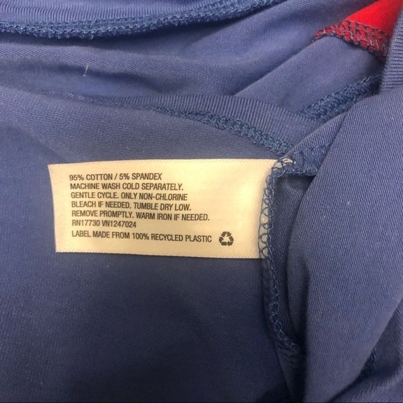 Stephen Burrows 20th Anniversary NWT Blue w red & yellow Mini Flare Skirt Size S - Picture 9 of 9